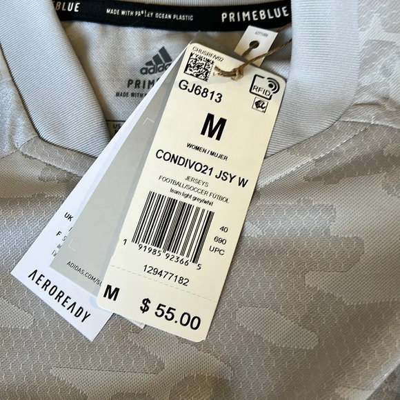 Adidas Women’s Size M Tee Primeblue Aeroready Jersey - Picture 5 of 5